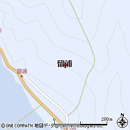 東京都西多摩郡奥多摩町留浦周辺の地図