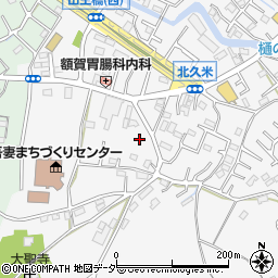 埼玉県所沢市久米2249-1周辺の地図