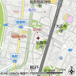 千葉県松戸市松戸1470周辺の地図
