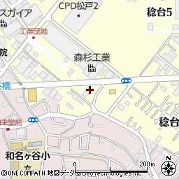 渡辺パイプ株式会社　松戸サービスセンター周辺の地図