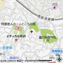 埼玉県所沢市久米1524-1周辺の地図