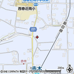 長野県伊那市西春近8670周辺の地図