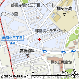 東京都北区赤羽北3丁目20-13周辺の地図