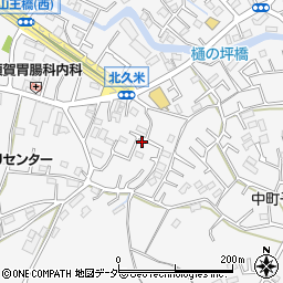 埼玉県所沢市久米2153-2周辺の地図