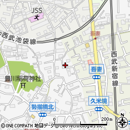 埼玉県所沢市久米383-11周辺の地図