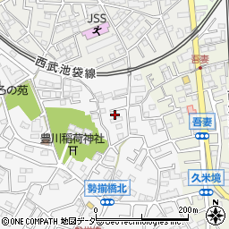 埼玉県所沢市久米392-8周辺の地図