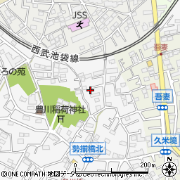 埼玉県所沢市久米392-7周辺の地図
