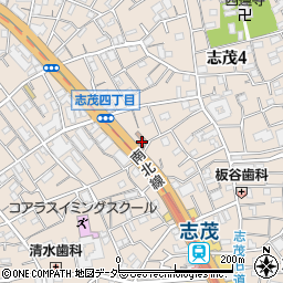 北志茂郵便局 ＡＴＭ周辺の地図