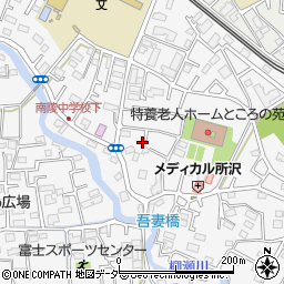 埼玉県所沢市久米1551-16周辺の地図