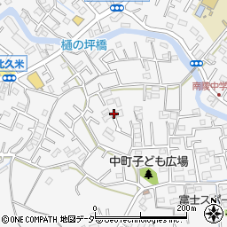 埼玉県所沢市久米2039-8周辺の地図