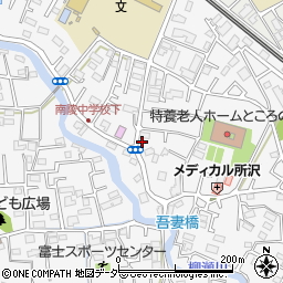 埼玉県所沢市久米1556-3周辺の地図