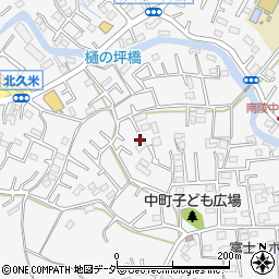 埼玉県所沢市久米2037周辺の地図