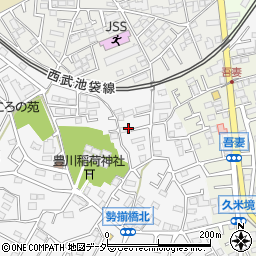 埼玉県所沢市久米392-16周辺の地図