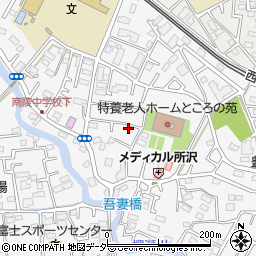 埼玉県所沢市久米1545-10周辺の地図