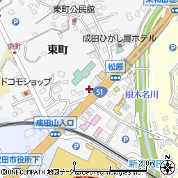 株式会社藤工務所　成田営業所周辺の地図