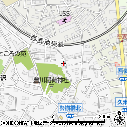 埼玉県所沢市久米408-44周辺の地図