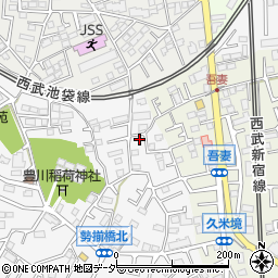 埼玉県所沢市久米383-3周辺の地図