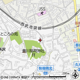 埼玉県所沢市久米408-45周辺の地図