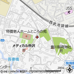 埼玉県所沢市久米1520周辺の地図