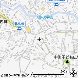 埼玉県所沢市久米2128周辺の地図