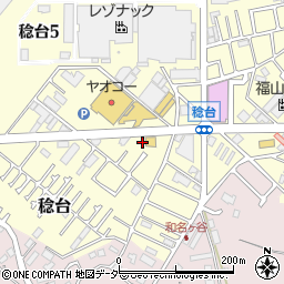 千葉県松戸市稔台1061周辺の地図