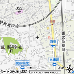 埼玉県所沢市久米383-10周辺の地図