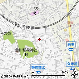 埼玉県所沢市久米392-14周辺の地図