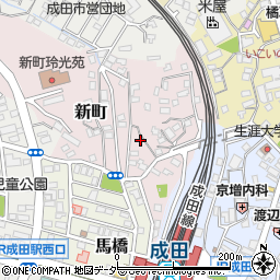 千葉県成田市新町1063-4周辺の地図