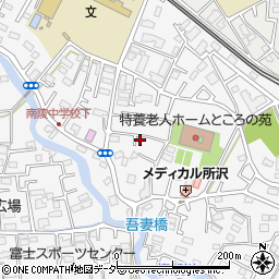 埼玉県所沢市久米1551-13周辺の地図