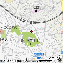 埼玉県所沢市久米408-20周辺の地図