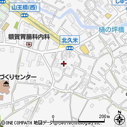 埼玉県所沢市久米2165-17周辺の地図