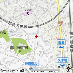 埼玉県所沢市久米392-11周辺の地図