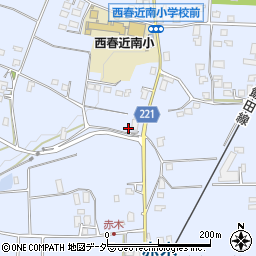 長野県伊那市西春近諏訪形7413-2周辺の地図