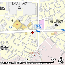 千葉県松戸市稔台1132周辺の地図