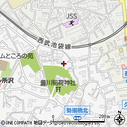 埼玉県所沢市久米408-55周辺の地図