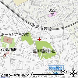 埼玉県所沢市久米408-25周辺の地図