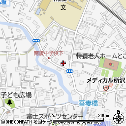埼玉県所沢市久米1447-1周辺の地図