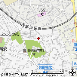 埼玉県所沢市久米408-51周辺の地図