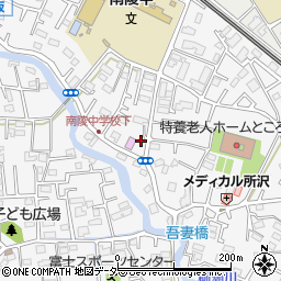 埼玉県所沢市久米1447-4周辺の地図