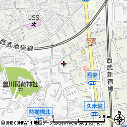 埼玉県所沢市久米383-9周辺の地図