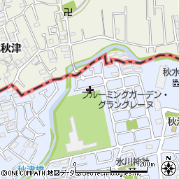 東京都東村山市秋津町4丁目16-304周辺の地図