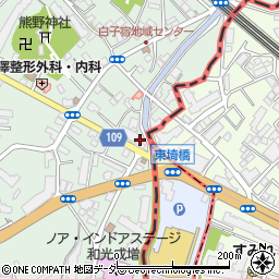 東英興産株式会社　カーオアシス東埼橋ＳＳ周辺の地図