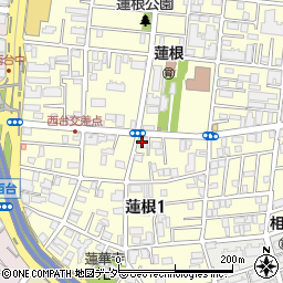 西京信用金庫蓮根支店周辺の地図