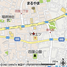 東京都板橋区四葉2丁目2周辺の地図