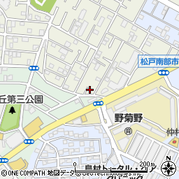 千葉県松戸市胡録台325周辺の地図