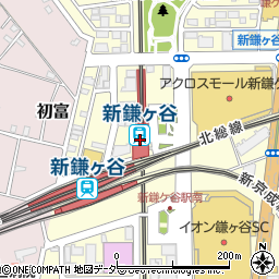 東武鉄道株式会社　新鎌ケ谷駅周辺の地図