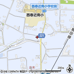 長野県伊那市西春近諏訪形7413-1周辺の地図