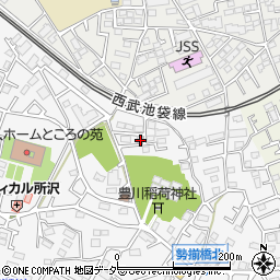 埼玉県所沢市久米415-2周辺の地図