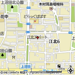 都営江北アパート周辺の地図