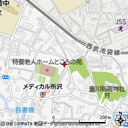 埼玉県所沢市久米1517周辺の地図